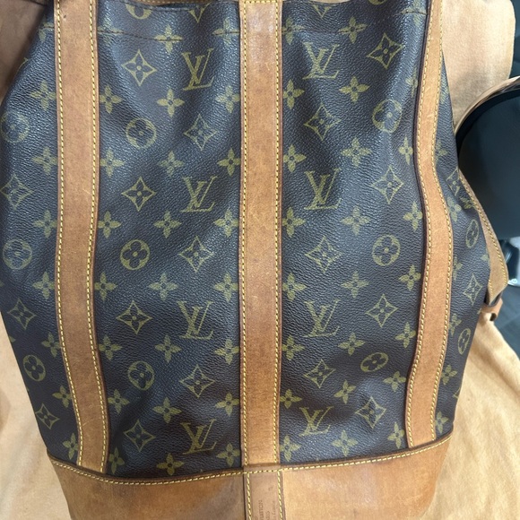 Louis Vuitton Monogram Duffel Bag in Brown and Tan - Picture 7 of 10